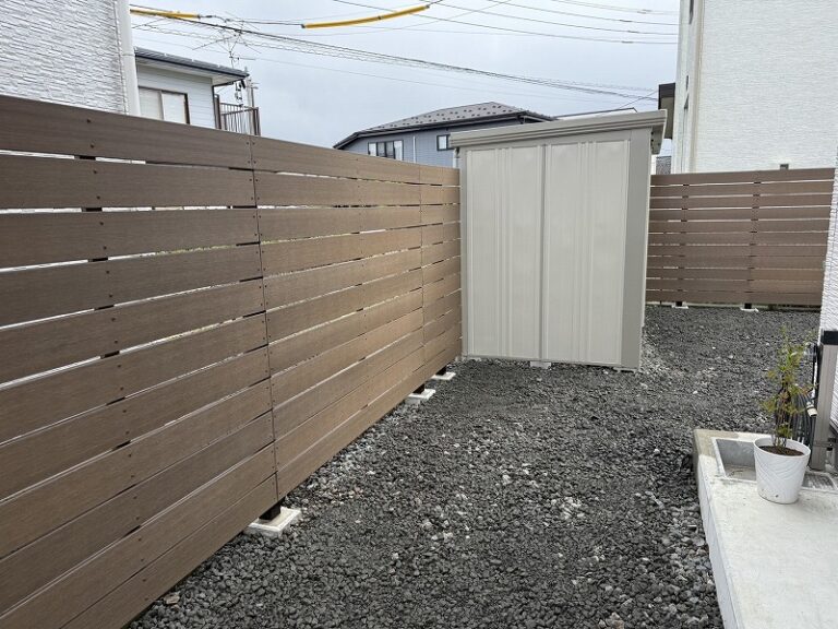 施工実績-フェンス工事