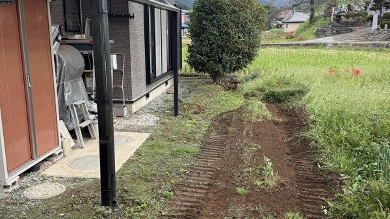 外構工事施工前