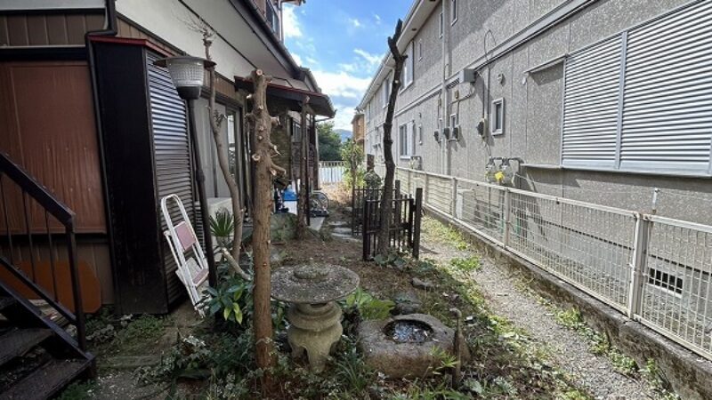 外構工事施工前