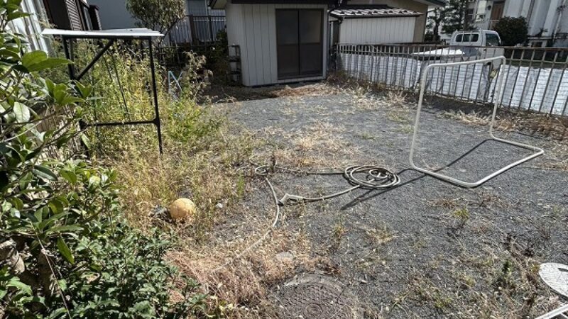 外構工事施工前